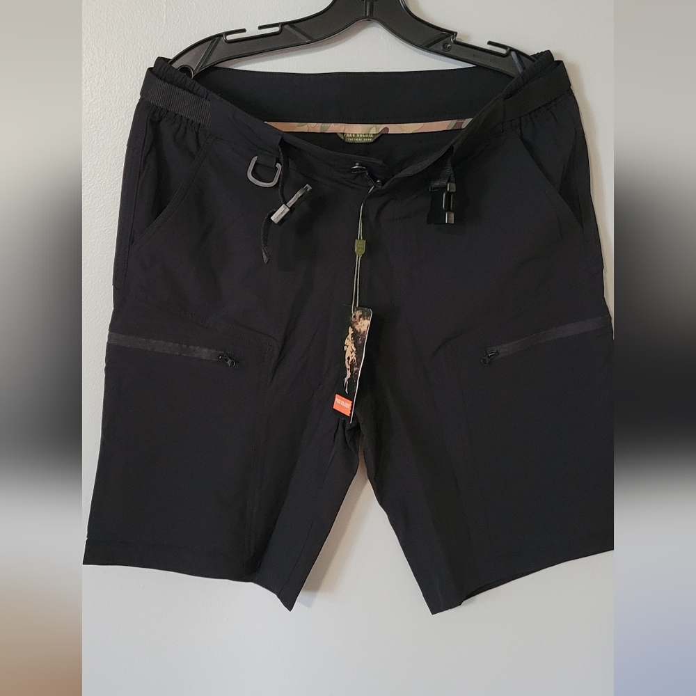 FREE SOLDIER Mens Breathable Quick Dry Hiking Cargo Shorts with Belt new 32 w